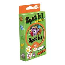 Juego De Mesa Para Niños Spot It Animals Jr Peg Blister