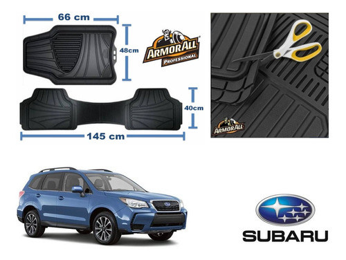 Tapetes Uso Rudo + Cajuela Subaru Forester 2014 A 2018 Armor Foto 7