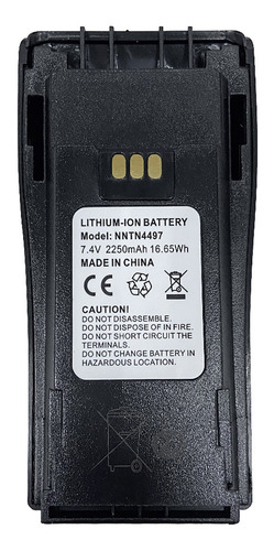Pila Batería Motorola Ep450 Nntn4496 4851 Cp380 Pr400 Gp3138