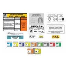 Kit Adesivos Advertência Selo Caravan 4cc Álcool 1989 Opl40