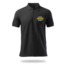 Camiseta Polo Empresa Estampadas Sua Logo Uniforme