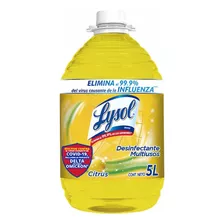 Limpiador Líquido Lysol Desinfectante Multiusos Citrus 5 L