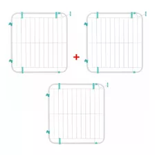 Kit Com 3 Portão Grade Expansivo Proteção De 70 Cm A 115 Cm