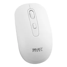 Mouse Inalambrico Select Power Alta Precisión M02-sp Color Blanco