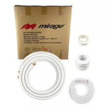 Kit Instalacion Mirage Para Minisplit 1/4 X 1/2 1 Y 1.5 Ton