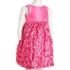 Vestido De Fiesta Para Niñas Color Fucsia. Talla 3 Años