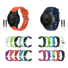 Correa Banda De Colores Para Garmin Fenix 5 Plus Forerunner 