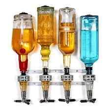 Suporte Dosador Dispenser De Bebidas Drink Bar 4 Garrafas