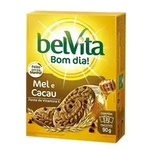 Biscoito Belvita Mel E Cacau Caixa 90 G