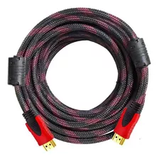 Cable Hdmi-hdmi Enmallado 15 Metros 1.4v Hd Alta Velocidad