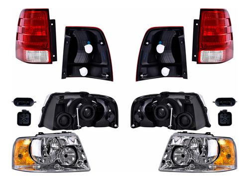 Kit Faros Y Calaveras Depo Ford Expedition 2003 A 2006 Foto 2