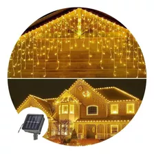 Luces Navidad Cascada 300led Luces Cascada Solar 8mt