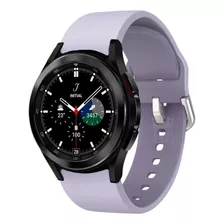 Pulseira Fecho Curvo Para Galaxy Watch 4 Classic 46mm R895 Cor Lilás