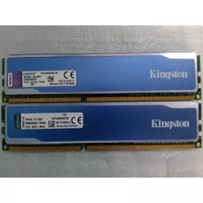 Memoria Ram Ddr3 8gb (2x4gb) 1600mhz Kingston Hiperx Blu