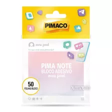 Bloco De Recado Autoadesivo Meu Feed 76x76mm 50fls Pimaco