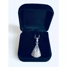 Pingente Nossa Sra Aparecida 2,5cm Prata 925 Cx Veludo 