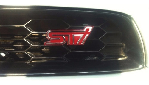 Sti Emblema Parrilla Metalico Subaru Impreza Wrc Legacy Foto 2