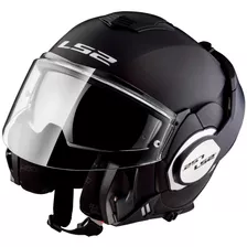 Capacete Ls2 Valiant Ff399 Monocolor Preto Fosco