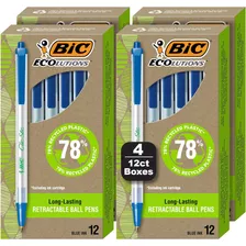 Bolígrafos Bic Csem48-azul 1.0 Mm 48 Unidades