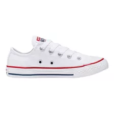 Zapatilla Converse All Star Low Lona Color Original Blanco