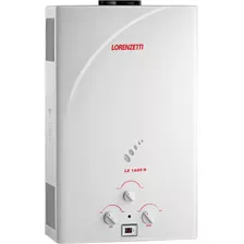 Aquecedor De Água A Gás Glp Lorenzetti Lz 1600n Branco Bivolt