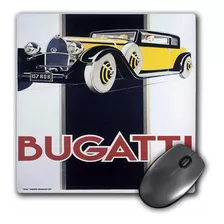 3drose Llc 8 X 8 X 0,25 Pulgadas Vintage Bugatti Automovi...