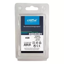 Memoria Ram Laptop Crucial Ddr3l 4gb 1600mhz Ct51264bf160b