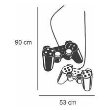 Adesivo De Parede - Controles Ps2 Ps3 Video Game Jogos 