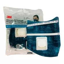 15 Máscaras 3m Pff2 N95 9822 C/ Válvula Proteção Respiratóri