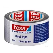 Cinta Ducto Duct Tape Silver 50 Mm X 25 Mts Tesa 