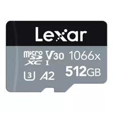 Memória Micro Sd Lexar 1066x 512gb Microsdxc Uhs-i 160mb/s 