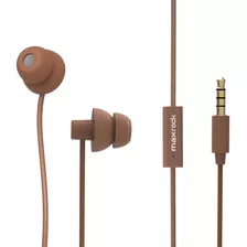 Auriculares Maxrock Con Mic Café