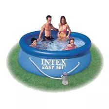 Piscina Inflável Easy Set 2.419 L + Bomba Filtrante Intex