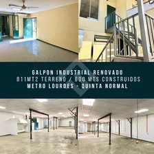 Galpon Industrial Renovado En Venta Quinta Normal