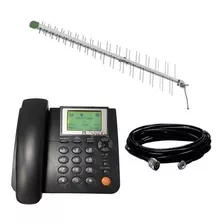 Telefone Antena Rural Celular Gsm Chip 2g Sim Completo