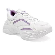 Tenis Chunky 360 Akira Color Blanco Para Mujer Tx8