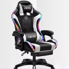 Silla Gamer Luz Rgb Con Masajeador