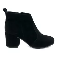 Botas Mujer Botita Botineta Corta Cierre Tacon 6 Cm Art.1500