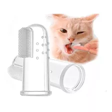 Cepillo Dental Dedal Mascota Silicona Con Estuche