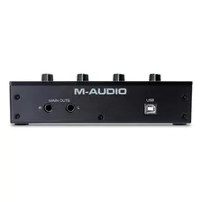 Interface De Áudio M-track Duo Usb De 2 Canais M-audio Preto