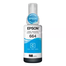 Refil De Tinta Epson Original Ciano L110 L120 L200 L210 L220 L300 L310 L350 L355 L365 L375 L395 L396 L455 L475 L495 L555