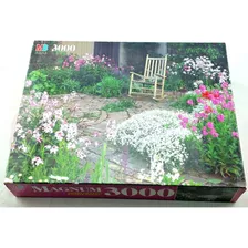 Mb 3000 Pzas Magnum Puzzle Summer Afternoon Flower Garden