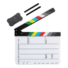 Coolbuy112 Acrílico Film Directors Clapboard, Hollywood Film