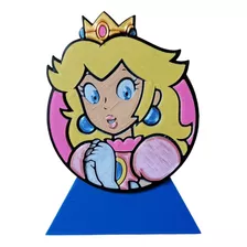 Base Para Alexa (echo Dot 3) Princesa Peach Mario Bros 