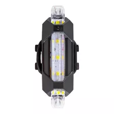 Luz Portable Led Intermitente Bicicleta Moto Dc-918 Blanco