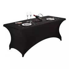 Toalha De Mesa Aberta Capa Retangular Malha Lycra 180 X 75cm