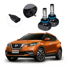 Kit Lâmpadas Ultra Led Farol Milha Nissan Kicks 2019 2020