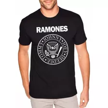 Camiseta Ramones Banda De Rock Clássica Moda Punk Anos 70
