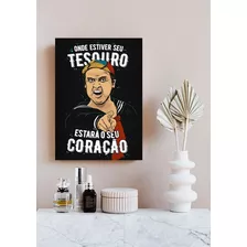 Placa Para Decoração Tesouro Kiko