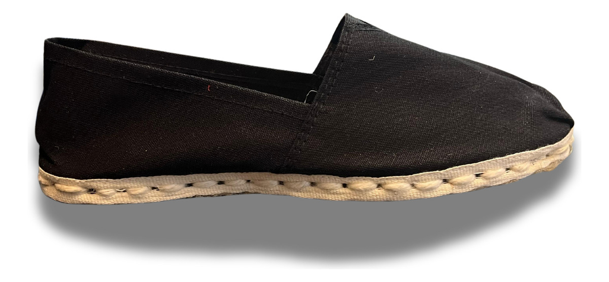 Alpargatas Suela De Yute Clasicas Rueda Original Unisex Negro Lisa 40/1